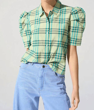 Cotelac - Camisa de algodão misto com estampa reta