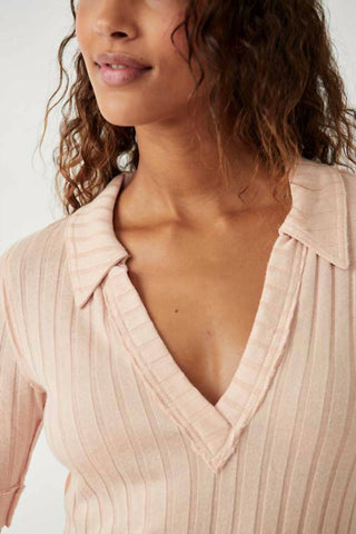 Free People - Camisa Polo Krystal