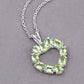 1.70 Carat Genuine Peridot .925 Sterling Silver Pendant