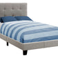 Transitional Upholstered Bed Frame