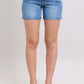 Judy Blue - High Rise Mid Length Dad Denim Short