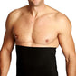 Faixa de compressão e suporte InstaSlim masculina, preta, tamanho grande