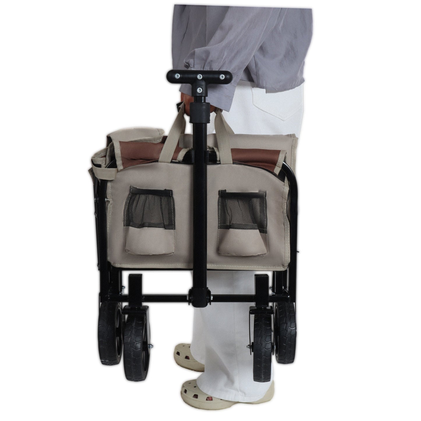 All-in-One Convertible Folding Camping Wagon Cart