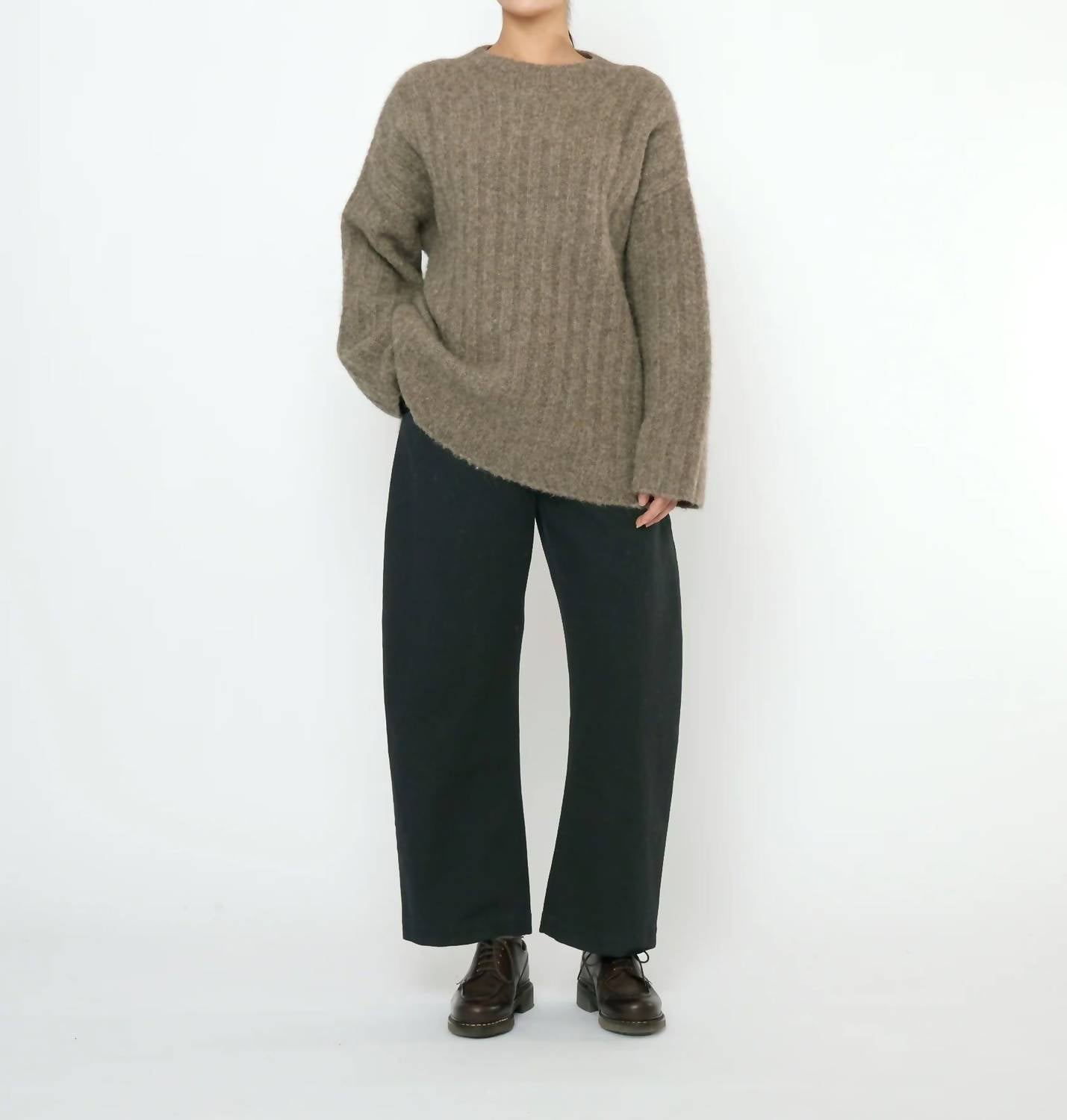 7115 By Szeki - Chunky Mockneck Sweater