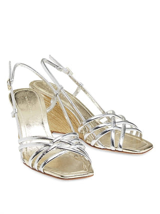 Tory Burch - Sandália Anabela Multi-Tiras