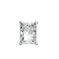 Aamiaa - Women's Radiant Shape 4 Prong Push Back Studs
