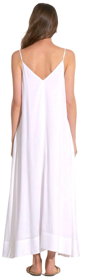 Elan - Vestido longo com alças finas