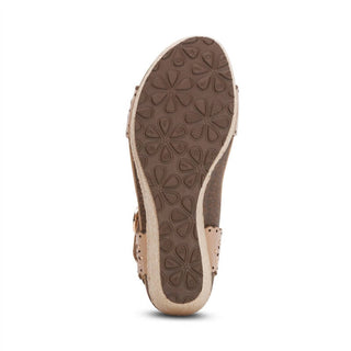 Aetrex - Women's Sydney Quarter Strap Espadrille Wedge