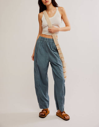 Free People - Calça Preppy Popeline Pull On