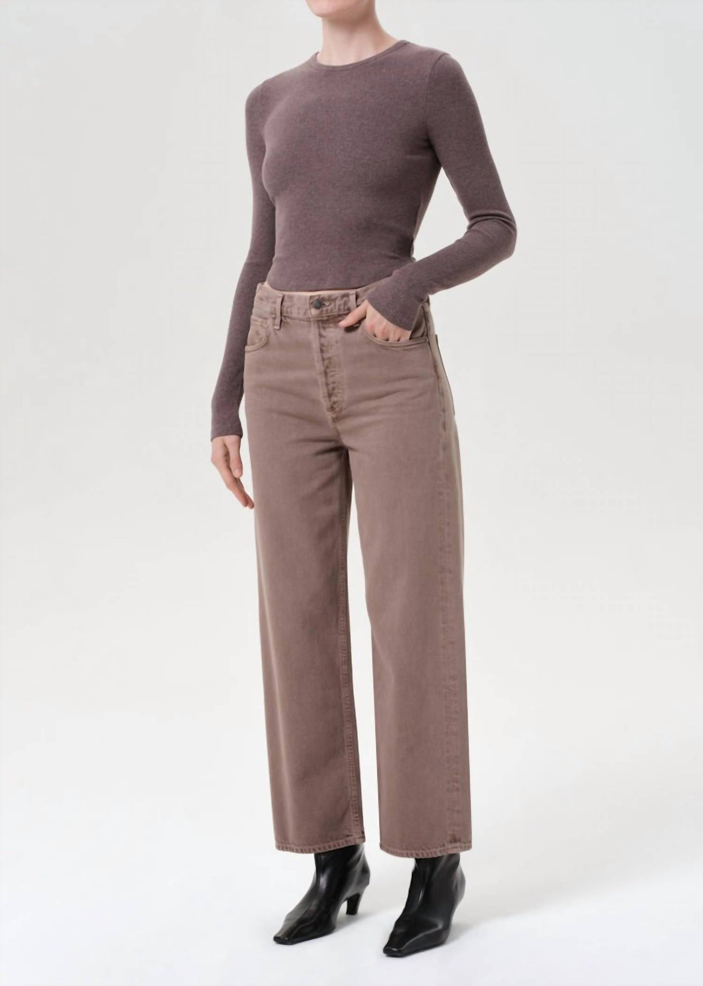 Agolde - Ren Classic Wide-leg Jean