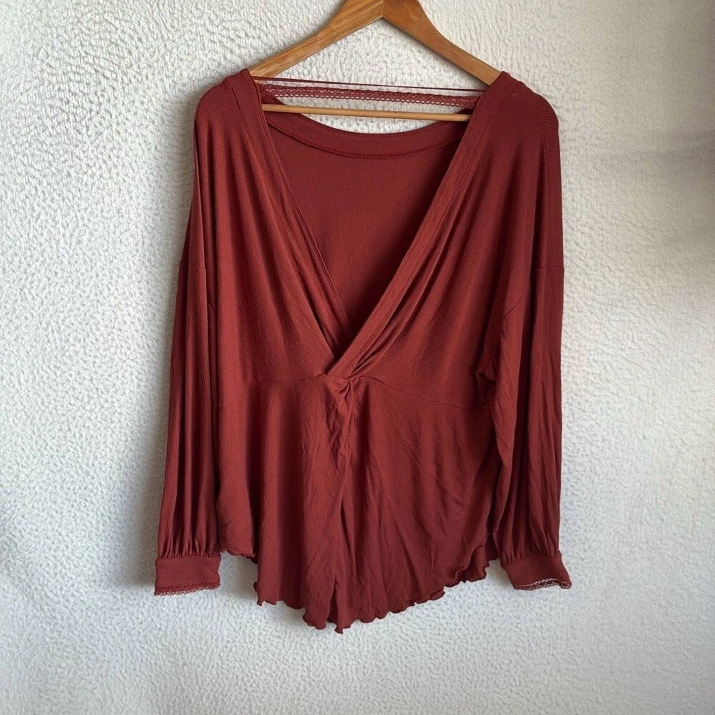 Free People - Shimmy Shake Open Back Oversized Top