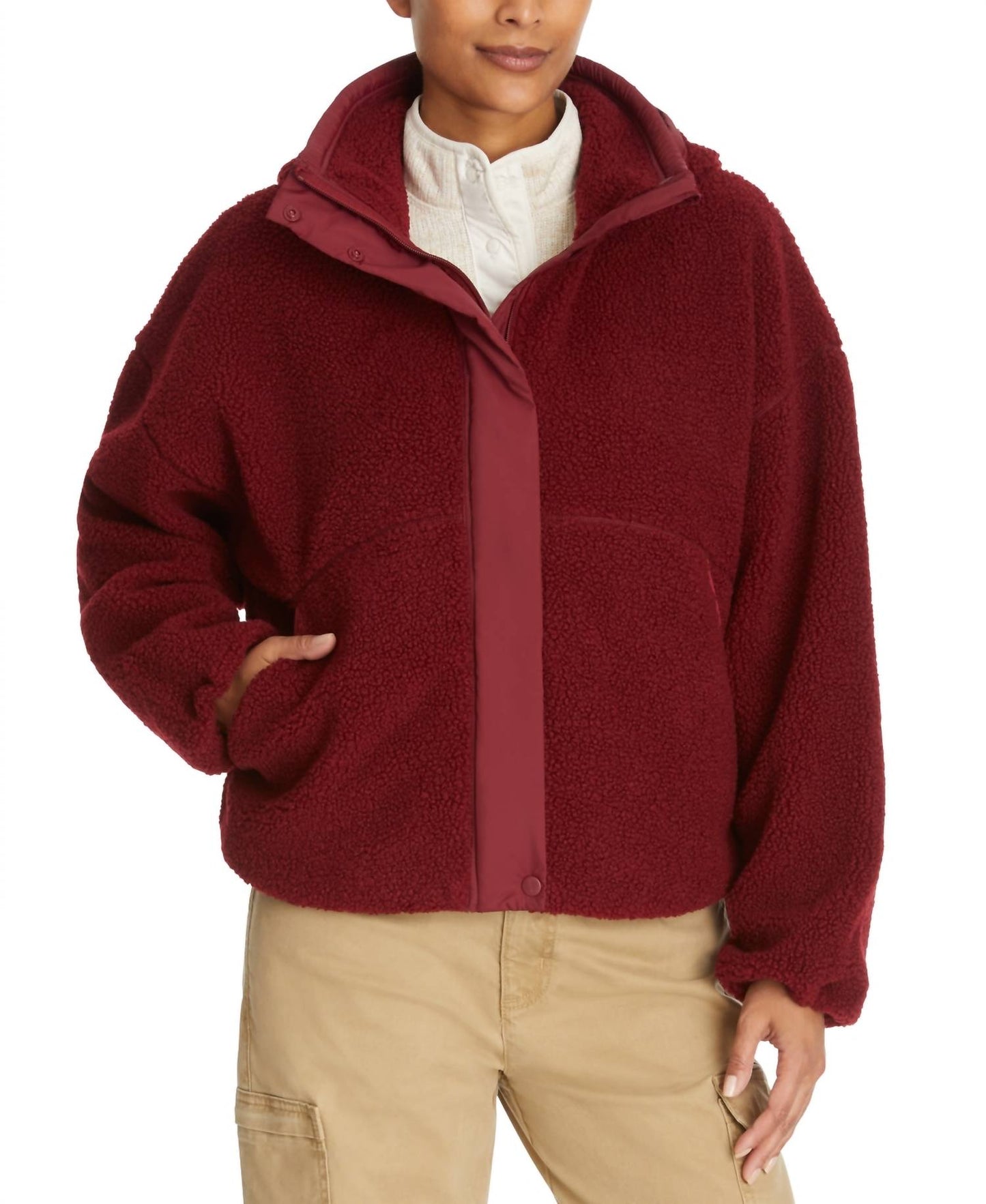 Bass Outdoor - Women's Faux Shearling Campfire Jacket