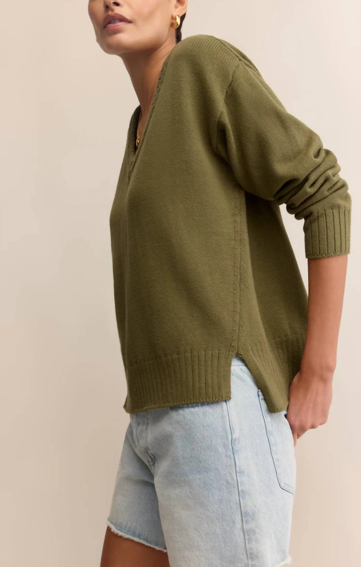 Z Supply - Alice All Around V-neck Sweater