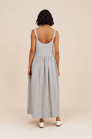 Posse - Vestido Mira com decote redondo