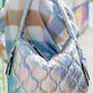 Katydid - Women's Wave Quilted Hobo Tote Bag