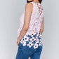 Charlie B - Floral Crochet Sleeveless Top