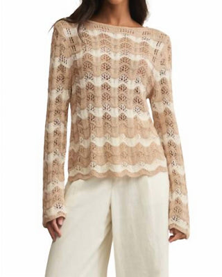 Z Supply - Blusa de crochê listrada Azura