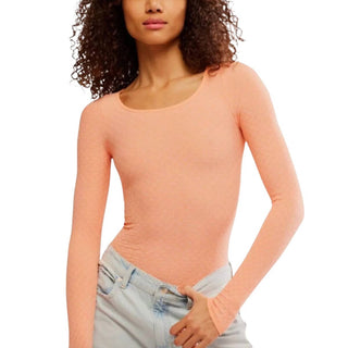 Free People - Camiseta de manga comprida com letra de amor