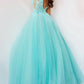 Jovani - Embroidered Bodice Ballgown