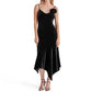 Steve Madden - Lucille Velvet Rosette Midi Dress