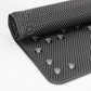 Tapete de banho de espuma dupla antiderrapante de 36 pol. x 17 pol. com 58 ventosas - 3 cores
