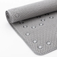 Tapete de banho de espuma dupla antiderrapante de 36 pol. x 17 pol. com 58 ventosas - 3 cores