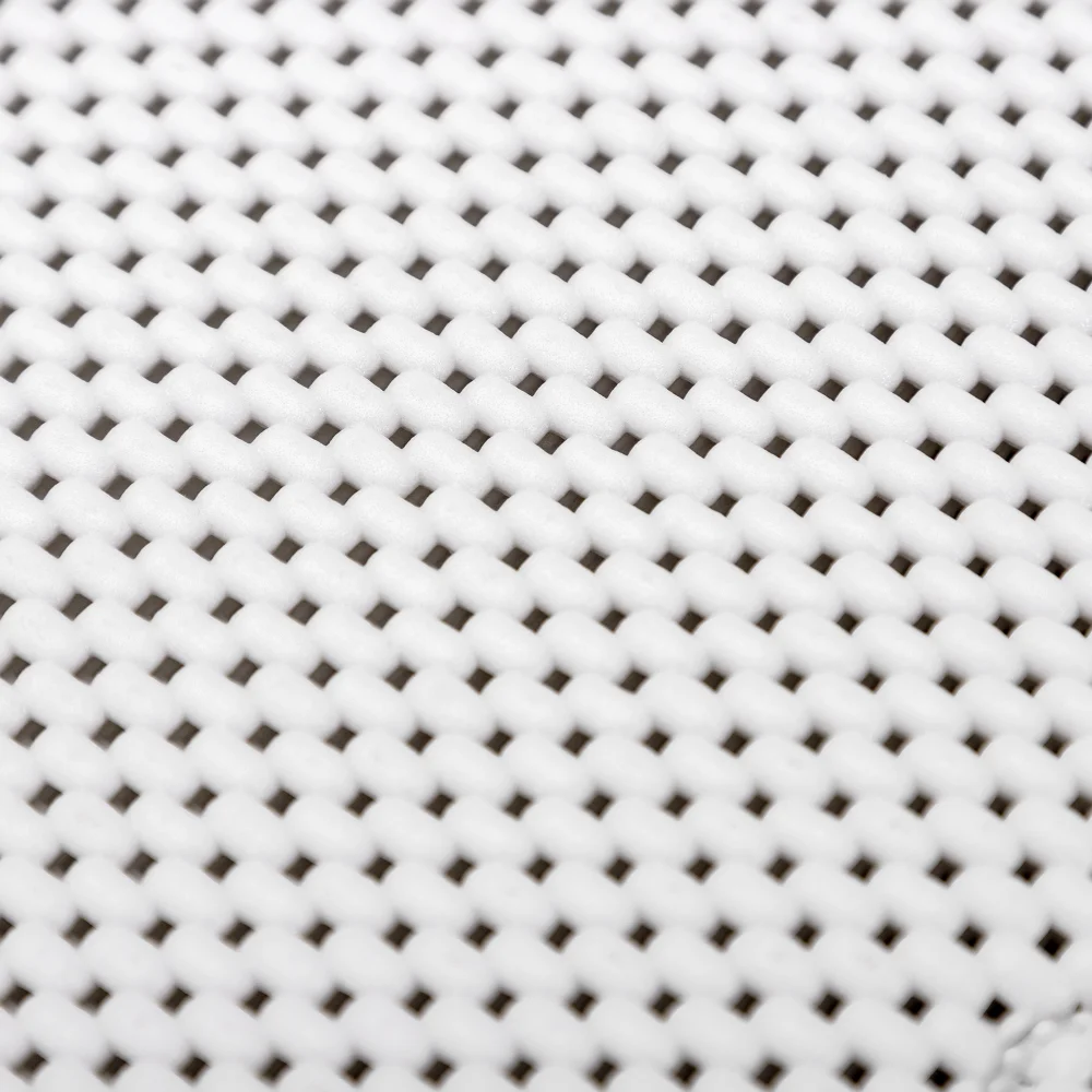Tapete de banho de espuma dupla antiderrapante de 36 pol. x 17 pol. com 58 ventosas - 3 cores