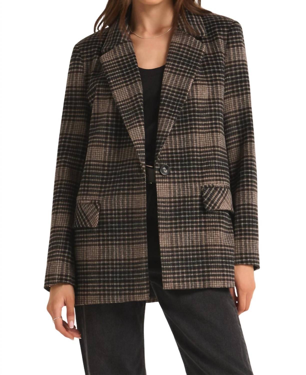 Z Supply - Kingston Relaxed Plaid Blazer