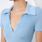 Alice + Olivia - Martha V-neck Polo Shirt