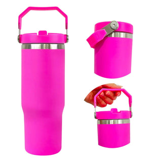 Julia Rose - Copo de aço inoxidável para sublimação de macarons foscos Debbie 30 oz