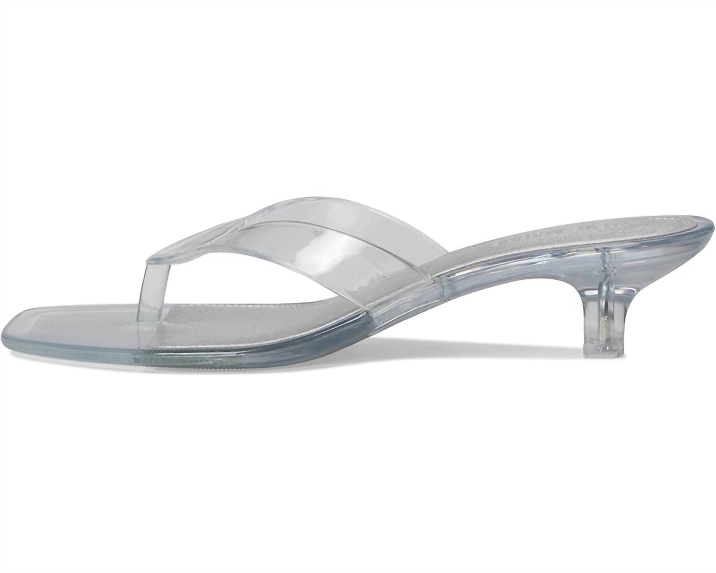 Steve Madden - Women's Tracie Y2k Jelly Thong Kitten Heel Sandal