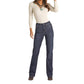 Rock & Roll Cowgirl - High-rise Tonal Stripe Boot Cut Jean