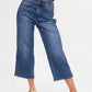 Judy Blue - High Waist Braided Detail Crop Wide Leg Jeans