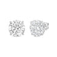 Diana M Jewels - 2.00 Cts Lab Grown Round Diamond Stud Earrings