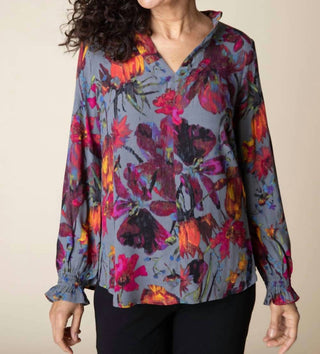 Habitat - Vintage Print Flounce Shirt