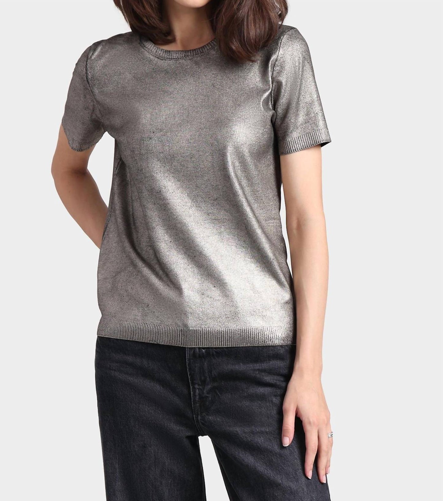 Minnie Rose - Metallic Print Short Sleeve Tee