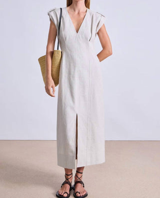 Apiece Apart - Vestido longo feminino de linho
