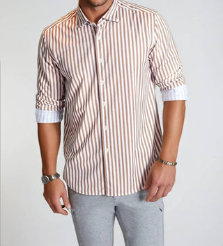 Buki - Camisa técnica de manga comprida listrada Go Big