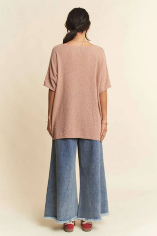 Trendsi - Davi & Dani Patch Pocket Wide Leg Culotte Jeans