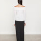 Enza Costa - TISSUE CASHMERE EXPOSED SHOULDER SWEATER
