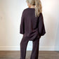 Mimosa - Sena Luxe Knit Self-tie Cardigan & Pant