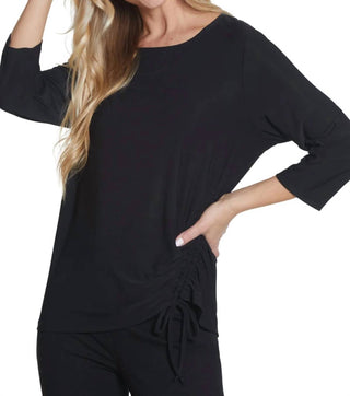 Multiples - Side Front Drawstring Top