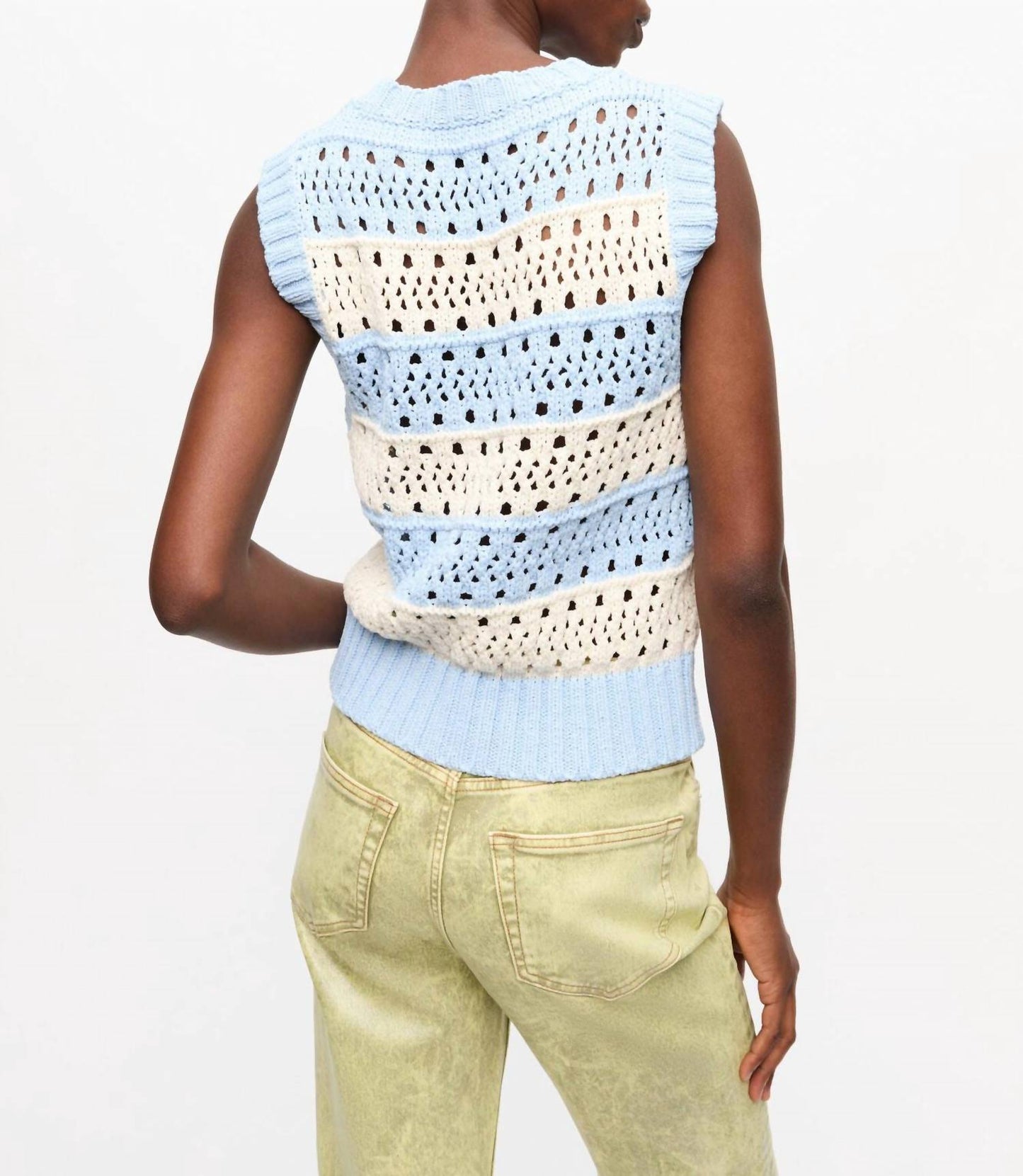 Ganni - Cotton Crew Neck Vest