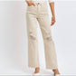 Judy Blue - High Waist Garment Dyed Destroyed Jeans