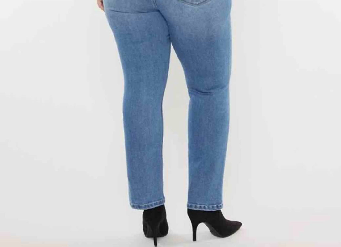 Kancan - Alannah High Rise Slim Straight Jean - Plus