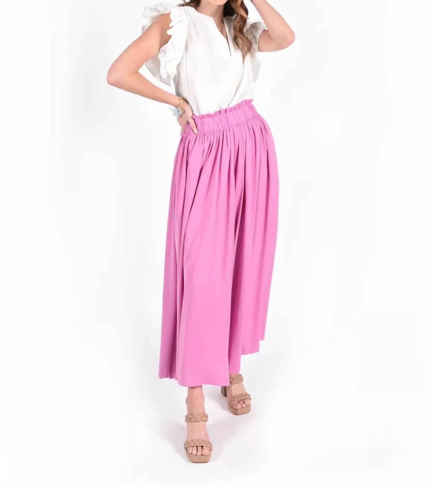 Emily Mccarthy - Palazzo Wide Leg Pant