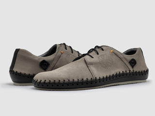 Kcr Group - Sapatos de couro costurados masculinos