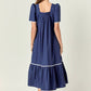 2.7 August Apparel - Women's Ric Rac Midi Dress