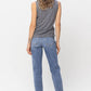 Judy Blue - High Waist Button Fly Destroyed Boyfriend Denim Jeans