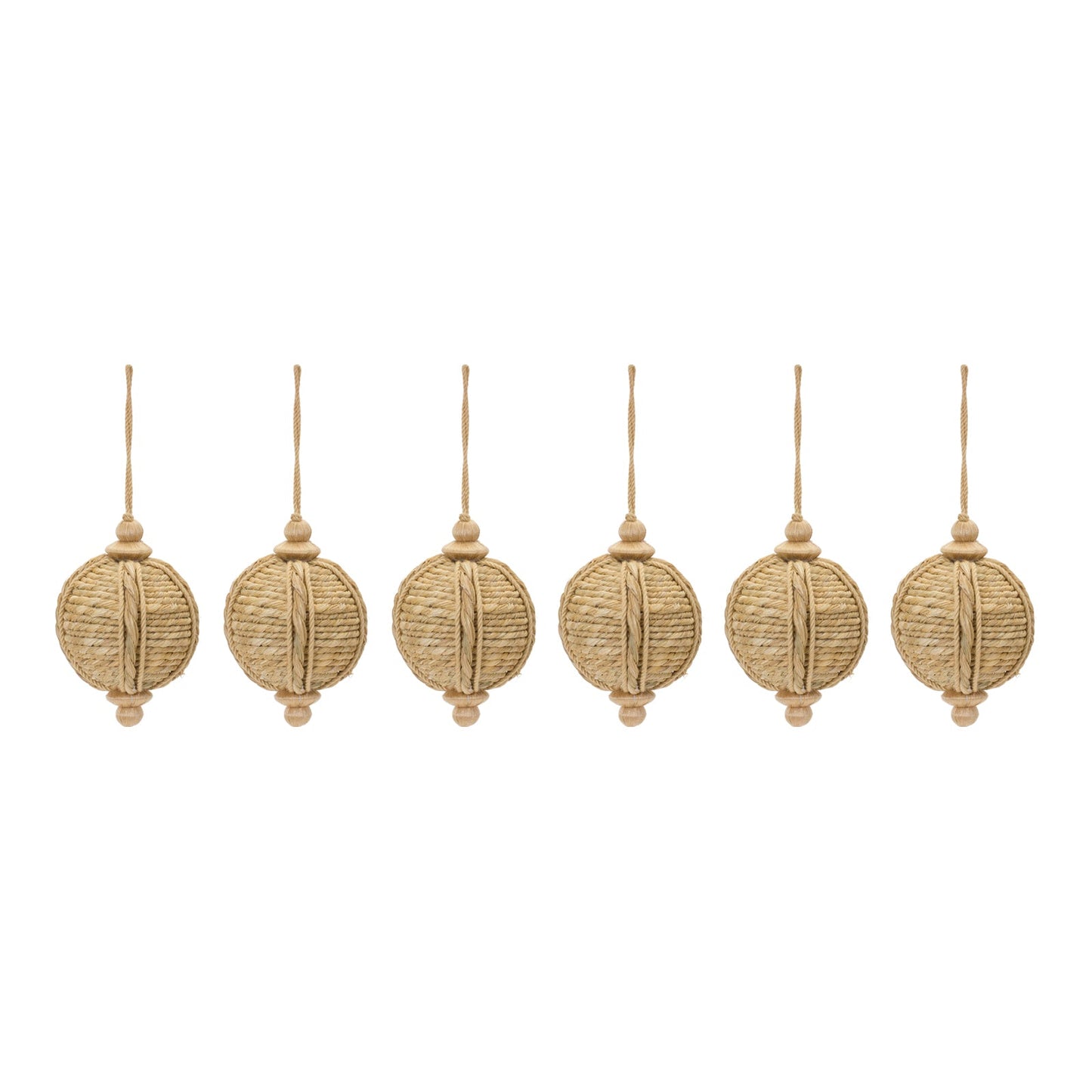Jute Onion Ornament (Set of 6)